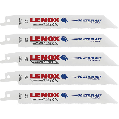 Lames de scie &agrave; m&eacute;taux, Bim&eacute;tal, 18 Dents par pouce, 6" lo x 3/4" la Nia-Chem Ltd.