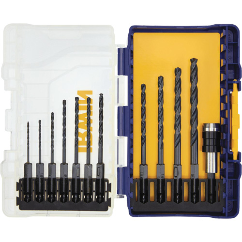 Jobber Length Drill Bit Set, 12 Pieces, High Speed Steel Nia-Chem Ltd.
