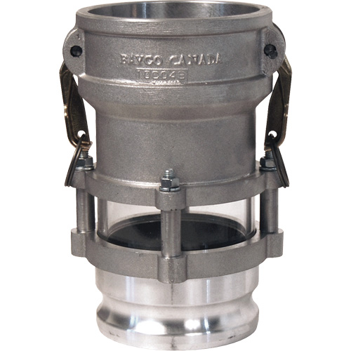 Cam & Groove In-Line Sight Glass Coupler x Adapter Nia-Chem Ltd.