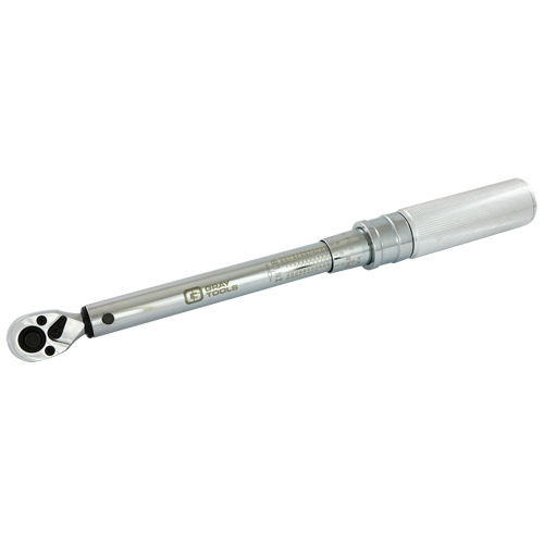 Micro-Adjustable Torque Wrench, Click, 3/8" Square Drive, 30 - 250 in-lbs. Nia-Chem Ltd.