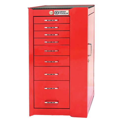 Armoire mobile de s&eacute;rie PRO+, 8 tiroirs, 19" la x 19" p x 36-1/2" h, Rouge Nia-Chem Ltd.