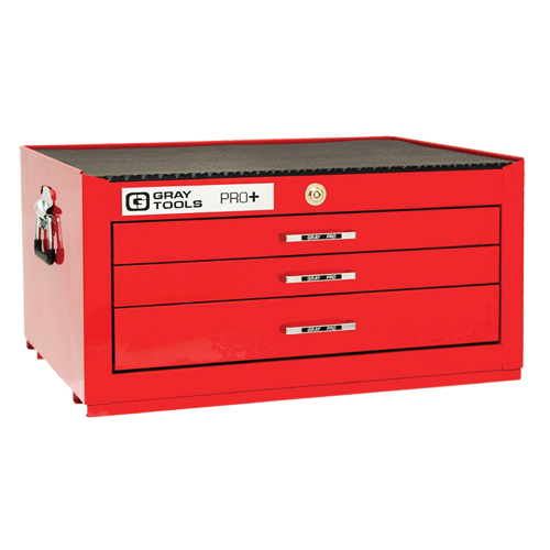 Coffre interm&eacute;diaire de s&eacute;rie PRO+, 26" la, 3 tiroirs, Rouge Nia-Chem Ltd.