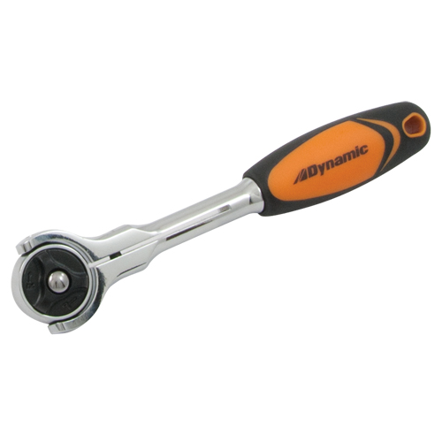 Swivel-Head Ratchet Wrench, 1/4" Drive, Cushion Grip Handle Nia-Chem Ltd.