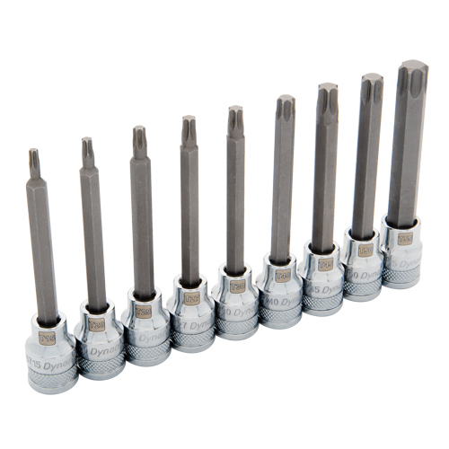 Long Socket Set, Torx&reg;, 3/8" Drive, 9 Pcs Nia-Chem Ltd.
