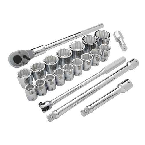 Jeu de douilles SAE, 21 Mcx, Prise de 3/4" Nia-Chem Ltd.