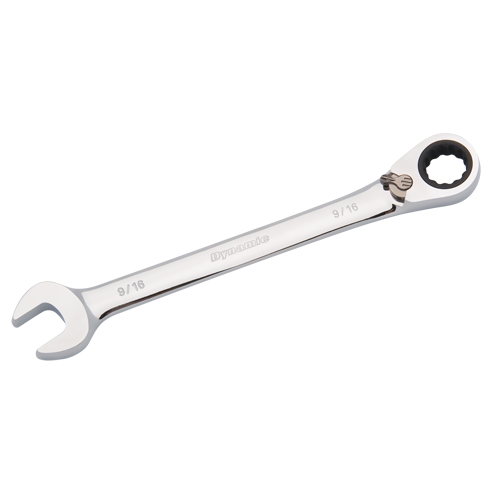 Reversible Combination Ratcheting Wrench, 12 Point, 3/8", Chrome Finish Nia-Chem Ltd.