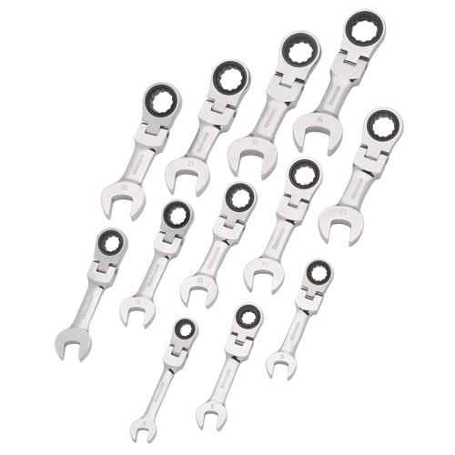 Stubby Wrench Set, Combination, 12 Pieces, Metric Nia-Chem Ltd.