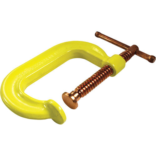 Serre-joint en C &agrave; gorge profonde pour service normal, Capacit&eacute; de 2" (51 mm), Profondeur de gorge de 2-1/8" (54 mm) Nia-Chem Ltd.