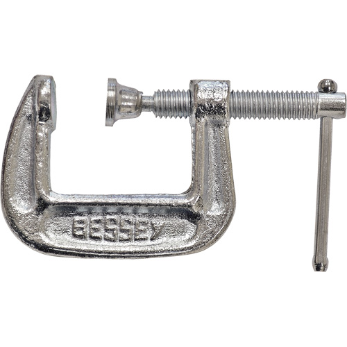 Serre-joint en C de s&eacute;rie l&eacute;g&egrave;re, Capacit&eacute; de 1" (25 mm), Profondeur de gorge de 1" (25 mm) Nia-Chem Ltd.