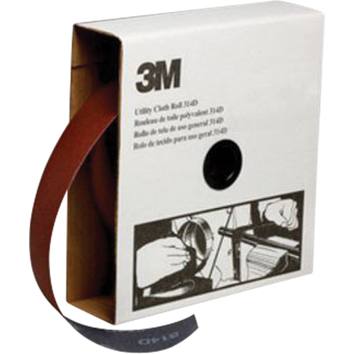 Rouleau de toile abrasive utilitaire, Oxyde d'aluminium, 2" la x 150' lo, Grain P400 Nia-Chem Ltd.