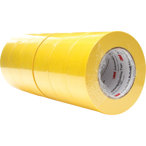 Ruban-cache de finition pour finition automobile 388N, 48 mm (2") x 55 m (180'), Jaune Nia-Chem Ltd.