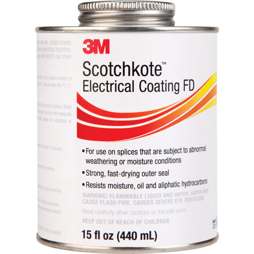Scotchkote Electrical Coating FD, Clear, 15 oz., Can Nia-Chem Ltd.