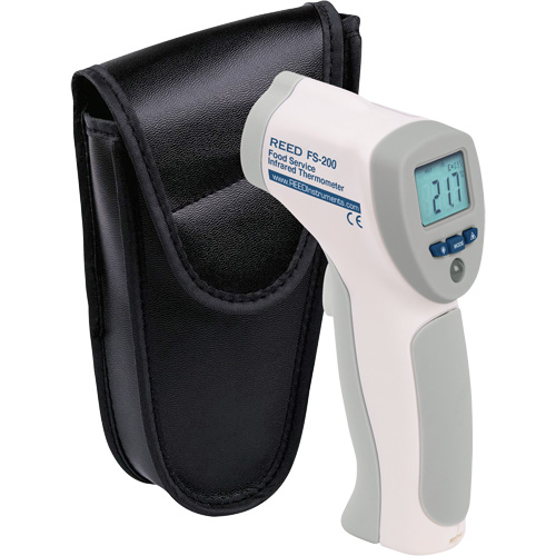 Food Service Infrared Thermometer, -4°- 392° F ( -20° - 200° C )/-58°- 4° F ( -50° - -20° C ), 8:1, Fixed Emmissivity Nia-Chem Ltd.
