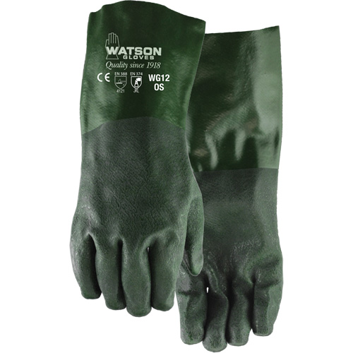 Dura Dip Gloves, 12" L, PVC, Jersey Inner Lining Nia-Chem Ltd.