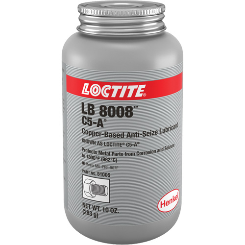 Copper Based Anti-Seize Lubricant, 10 oz., Brush Top Can, 1800°F (982°C) Max Temp. Nia-Chem Ltd.