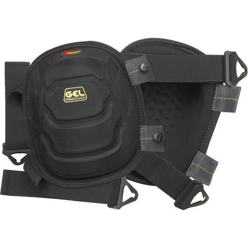 Gel-Tek Flooring Knee Pad, Buckle Style, Plastic Caps, Gel Pads Nia-Chem Ltd.