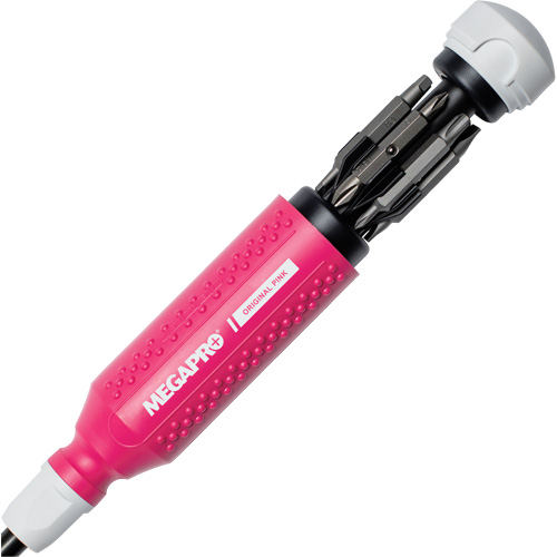 Tournevis multi embouts Original Pink 15-en-1, 8-37/50" lo, Prise Textur&eacute; Nia-Chem Ltd.