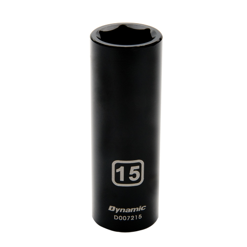 Metric Socket, Impact, 18 mm, 3/8" Drive, 6 Points, Deep Nia-Chem Ltd.