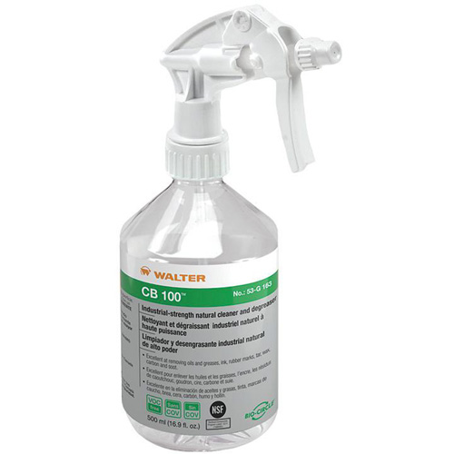 Pulv&eacute;risateur &agrave; main reremplissable vide pour CB 100, Ronde, 500 ml, Plastique Nia-Chem Ltd.