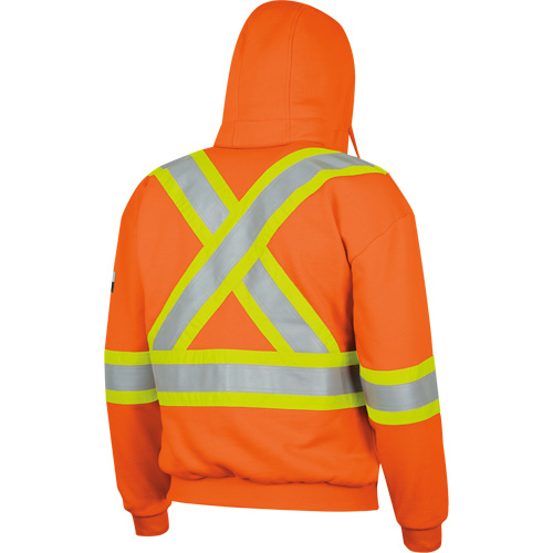 338SF Flame-Resistant Zip Style Hoodie, Men's, X-Large, High Visibility Orange, 22 cal/cm² Nia-Chem Ltd.