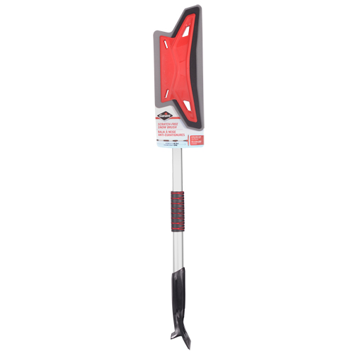 Balai &agrave; neige anti&eacute;gratignures, T&eacute;lescopique, lame Mousse de CAV/E, 52" Longueur, Rouge Nia-Chem Ltd.