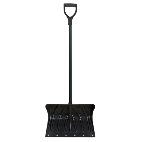 Poly Snow Shovel with Steel Wear Strip, Polypropylene Blade, 19-3/4" Wide, D-Grip Handle, Wearstrip Included Nia-Chem Ltd.