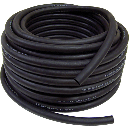 Contractor's Water Discharge Garden Hose, Rubber, 3/4" dia. x 50' Nia-Chem Ltd.