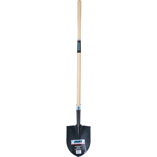 Heavy-Duty Round Point Shovel, Carbon Steel Blade, Hardwood, Straight Handle Nia-Chem Ltd.