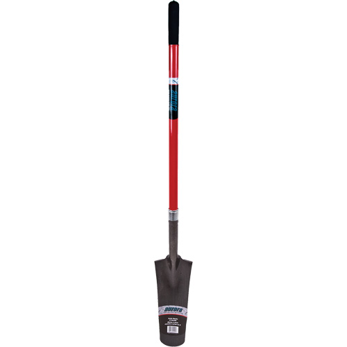 Heavy-Duty Drain Spade, Carbon Steel, 16" x 6" Blade, 45" L, Straight Handle Nia-Chem Ltd.