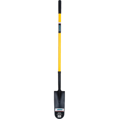 Drain Spade Shovel, Tempered Steel, 14" x 6" Blade, 46" L, Straight Handle Nia-Chem Ltd.