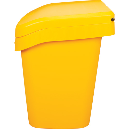 Salt & Sand Storage Bins, With Hasp, 21" x 27" x 26", 4.24 cu. ft., Yellow Nia-Chem Ltd.