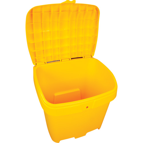 Salt & Sand Storage Bins, With Hasp, 21" x 27" x 26", 4.24 cu. ft., Yellow Nia-Chem Ltd.