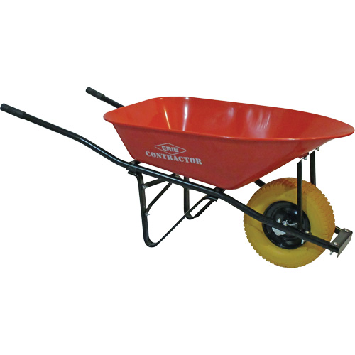 Big Wheel Contractor Wheelbarrow, 6 cu. ft., Steel Tray Nia-Chem Ltd.