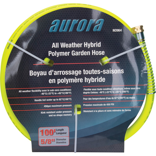 Hybrid Garden Hose, Copolymer, 5/8" dia. x 100' Nia-Chem Ltd.