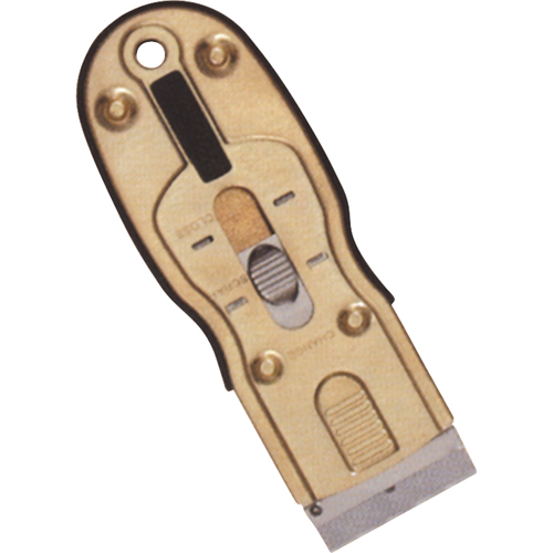 Grattoirs &agrave; lame de rasoir ergonomique, Lame Acier au carbone, Largeur 1-1/2", Manche Caoutchouc Nia-Chem Ltd.