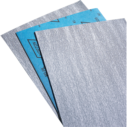 Papier abrasif en feuilles de papier - No-Fil Durite A475, 9" x 11", Grain P80-B, Carbure de silicium Nia-Chem Ltd.