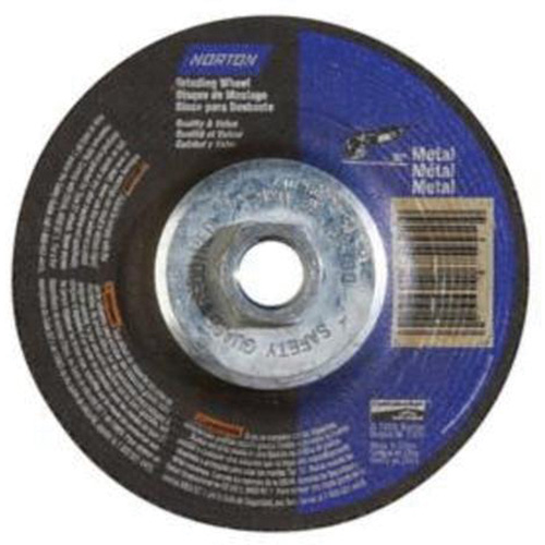 Metal Grinding Wheels, 4-1/2" x 1/4", 5/8"-11 Arbor, Aluminum Oxide, Type 27 Nia-Chem Ltd.