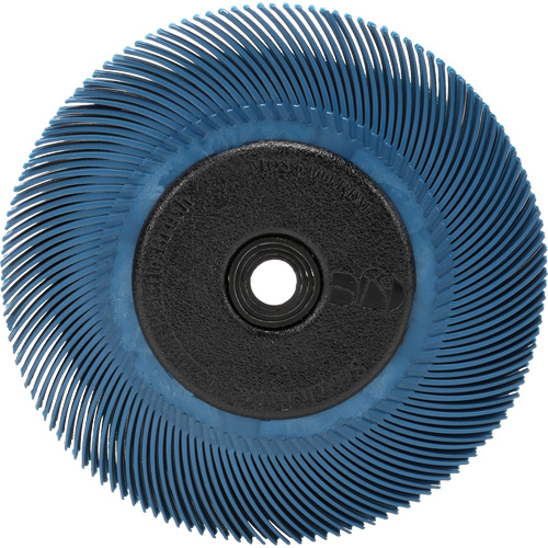 Brosse radiale en soies Scotch-Brite, C&eacute;ramique, Grain 400, 6" dia. Nia-Chem Ltd.