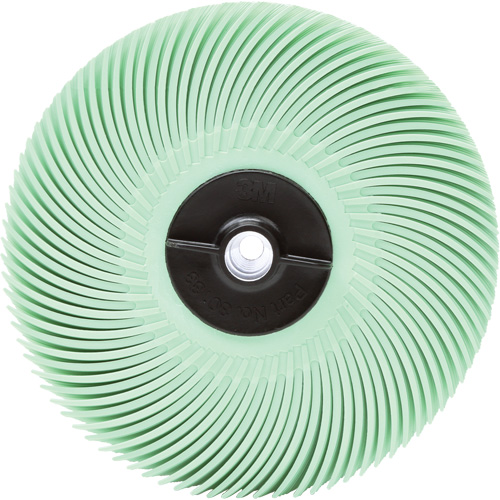 Scotch-Brite Radial Bristle Disc, Aluminum Oxide, 1 Micron Grit, 3" Dia. Nia-Chem Ltd.