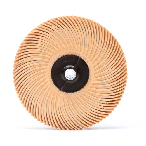 Scotch-Brite Radial Bristle Disc, Aluminum Oxide, 6 Micron Grit, 3" Dia. Nia-Chem Ltd.