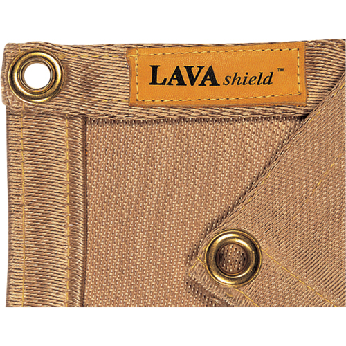 Couverture pour soudage en silice de 18 oz Lavashield, 3' la x 3' lo, R&eacute;sistance &agrave; la temp. 1472°F(800°C) Nia-Chem Ltd.