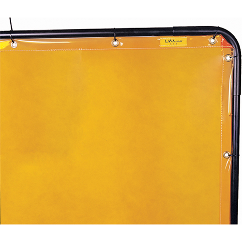 Rideau Lavashield, 68,5" x 68,5", Transparence &eacute;lev&eacute;, Jaune Nia-Chem Ltd.