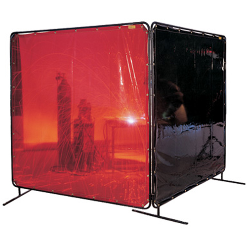 &eacute;cran et cadre pour soudage, Orange, 6' x 6' Nia-Chem Ltd.