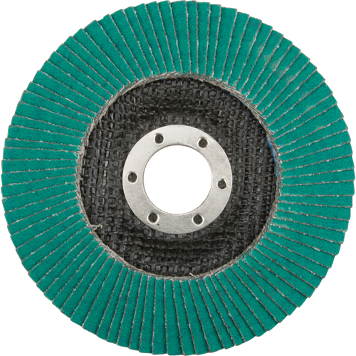 Disques &agrave; lamelles 577F, 4-1/2" x 7/8", Type 29, Grain 80, Zirconium Nia-Chem Ltd.