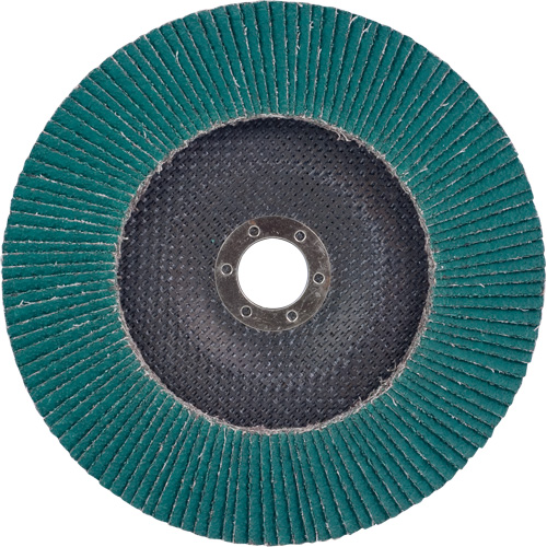Flap Disc 577F, 7" x 5/8"-11, Type 27, 36 Grit, Zirconia Alumina Nia-Chem Ltd.