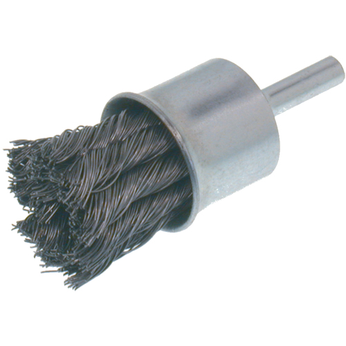 Economy Knot Wire End Brush, 1" Dia., 0.014 Wire Dia., 1/4" Shank Nia-Chem Ltd.