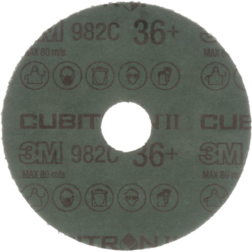 Cubitron II Fibre Discs - 982C, Ceramic Grain, 36+, 5" Dia x 7/8" Arbor Nia-Chem Ltd.