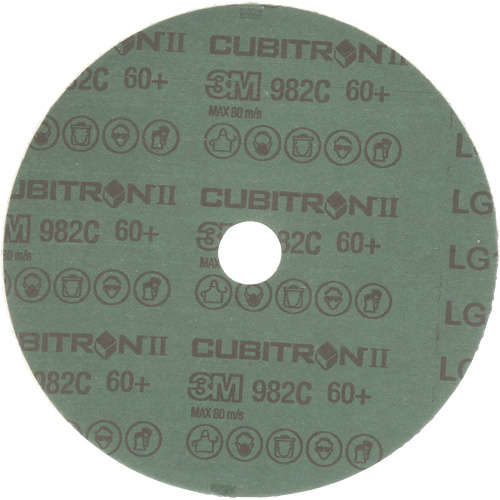 Cubitron II Fibre Discs - 982C, Ceramic Grain, 60+, 7" Dia x 7/8" Arbor Nia-Chem Ltd.