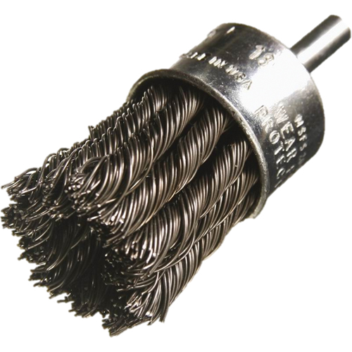 Brosses mont&eacute;es &agrave; fils nou&eacute;s, 1/2" dia., dia. Des fils 0,014", Tige 1/4" Nia-Chem Ltd.