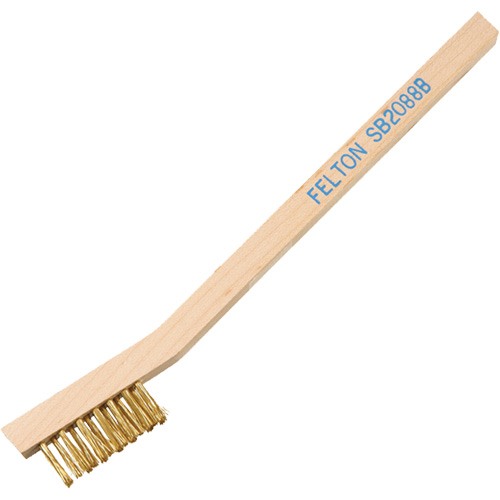 Petites brosses de nettoyage, Nylon, 3 x 7 rangs de fils, Longueur 7-3/4" Nia-Chem Ltd.